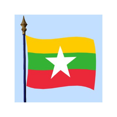 DRAPEAU Myanmar 