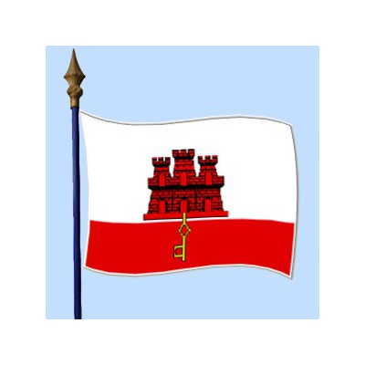 DRAPEAU Gibraltar 