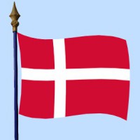 DRAPEAU Danemark 