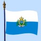 DRAPEAU Saint-Marin