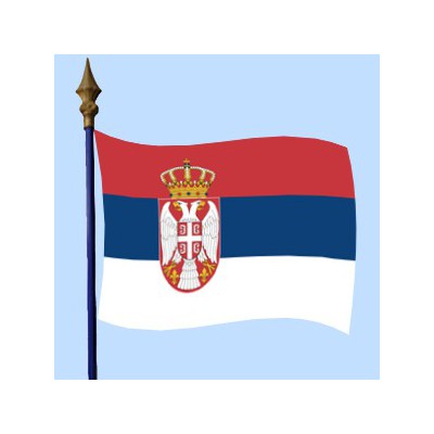 DRAPEAU Serbie