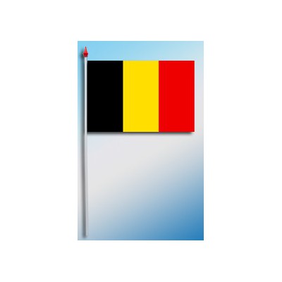 DRAPEAU PLASTIFIE 9.5X16CM Belgique