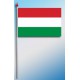 DRAPEAU PLASTIFIE 9.5X16CM Hongrie