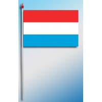 DRAPEAU PLASTIFIE 9.5X16CM Luxembourg