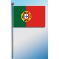 DRAPEAU PLASTIFIE 9.5X16CM Portugal avec armoirie