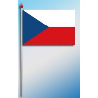 DRAPEAU PLASTIFIE 9.5X16CM République tchèque