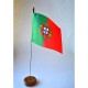 MINI DRAPEAU DE TABLE 10X14CM Portugal avec armoirie