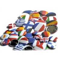 BADGE EPINGLE 25mm Belgique - lot de 10