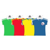 SUSPENSION MAILLOT FOOT en carton couleur - lot de 10 ex