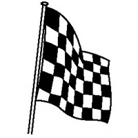 DRAPEAU DE COURSE A DAMIERS