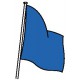 DRAPEAU DE COURSE BLEU 