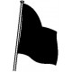 DRAPEAU DE COURSE NOIR