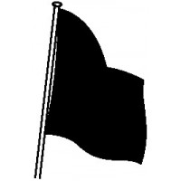 DRAPEAU DE COURSE NOIR