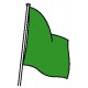 DRAPEAU DE COURSE VERT