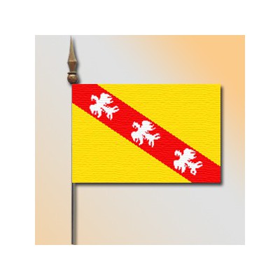 MINI DRAPEAU DE TABLE 10X14CM Lyonnais