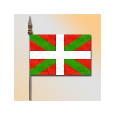 MINI DRAPEAU DE TABLE 10X14CM Pays Basque