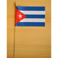 MINI DRAPEAU DE TABLE 10X14CM CUBA