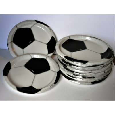 set de 16 serviettes football 30x30cm