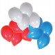 sachet de 25 ballons à gonfler bleu blanc rouge