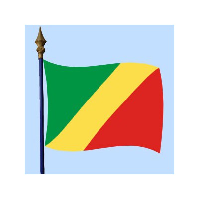 DRAPEAU Congo-Brazzaville 