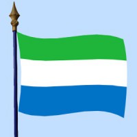 DRAPEAU Sierra Leone 