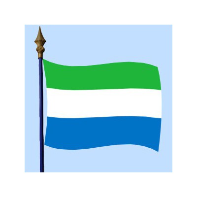 DRAPEAU Sierra Leone 