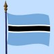 DRAPEAU Botswana 