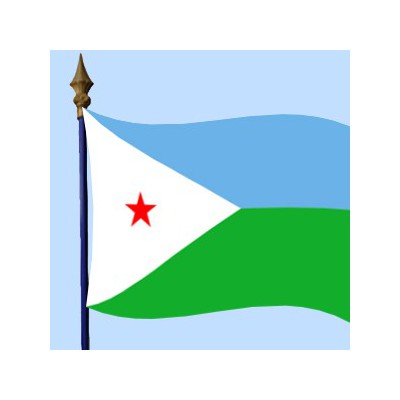DRAPEAU Djibouti 