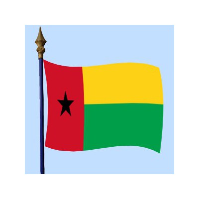 DRAPEAU Guinée-Bissau 