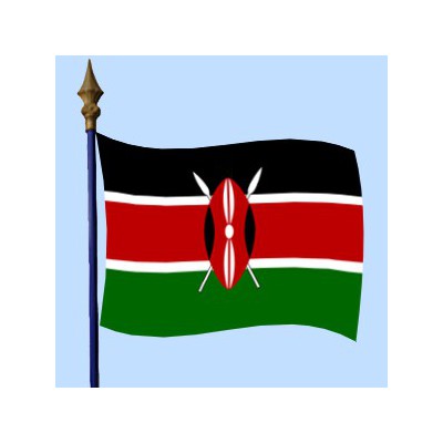 DRAPEAU Kenya 