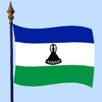 DRAPEAU Lesotho 
