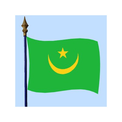 DRAPEAU Mauritanie 