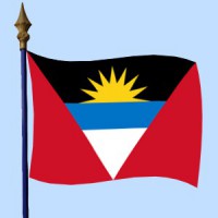 DRAPEAU Antigua-et-Barbuda 