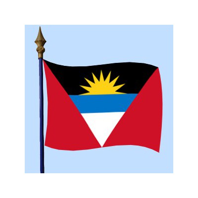 DRAPEAU Antigua-et-Barbuda 