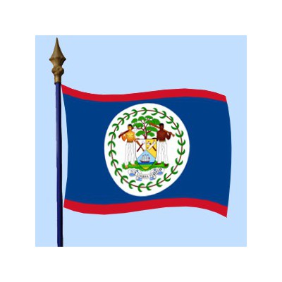 DRAPEAU Belize 