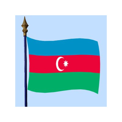 DRAPEAU Azerbaïdjan 