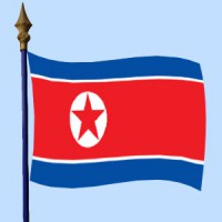 DRAPEAU Corée du Nord 