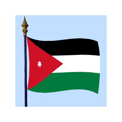 DRAPEAU Jordanie 