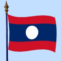 DRAPEAU Laos 