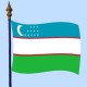 DRAPEAU Ouzbékistan 