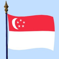 DRAPEAU Singapour 